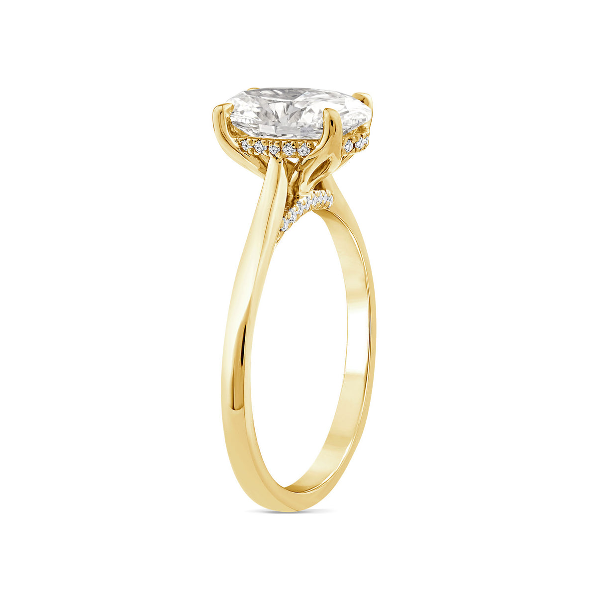The Kiara | 2.07ct Oval Lab Grown Diamond Engagement Ring