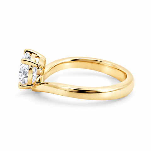 The Aurora | 1.50ct Oval Lab Grown Diamond Engagement Ring - alternate view