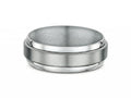 Men's 9ct White Gold & Titanium Wedding Ring