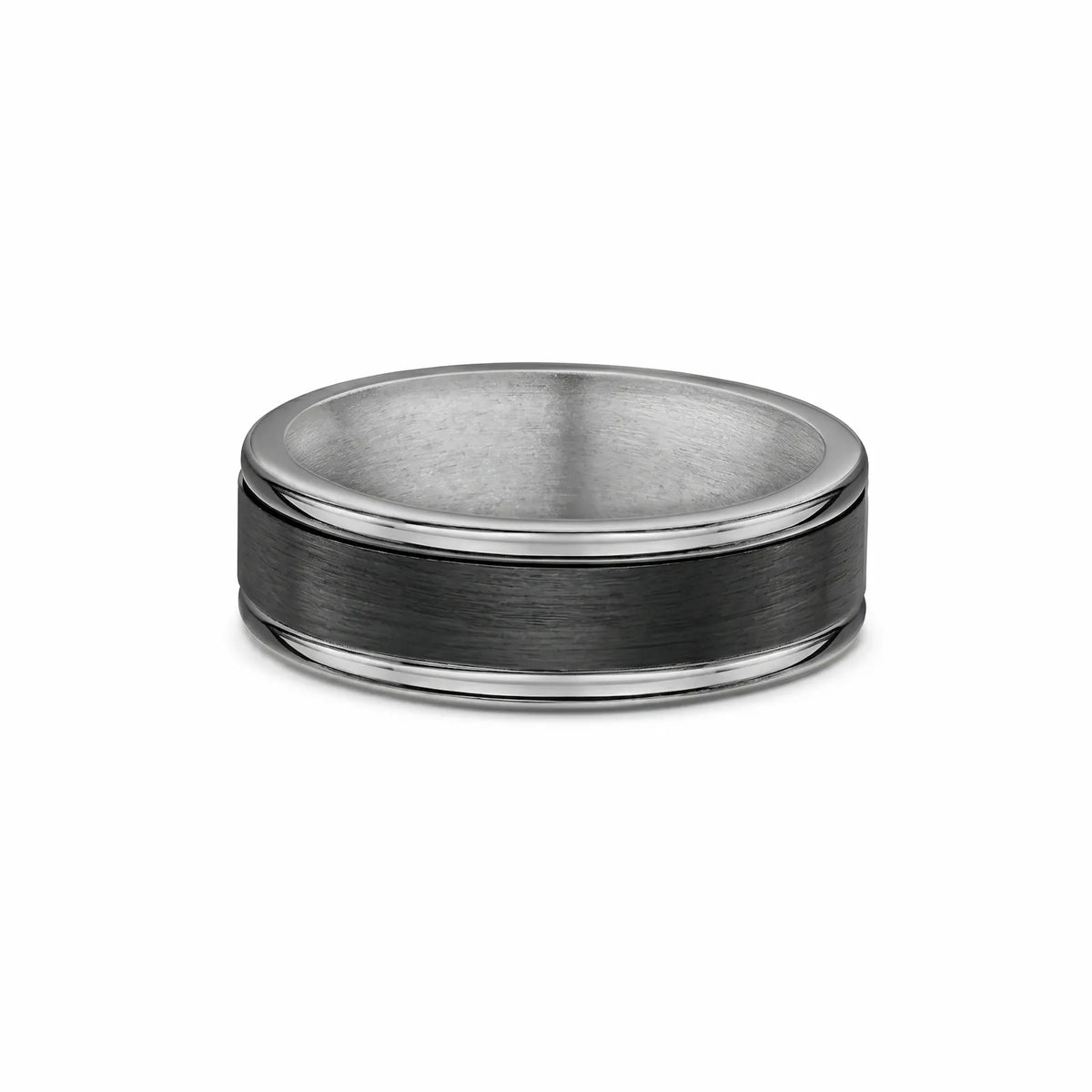Men's Titanium And Carbon Fibre Wedding Ring