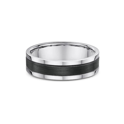 Titanium And Carbon Fibre Men's Wedding Ring