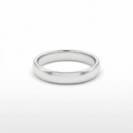 Men's Sterling Silver Plain Wedding Ring