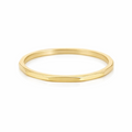 9ct Yellow Gold Geometric Shaped Wedding Ring