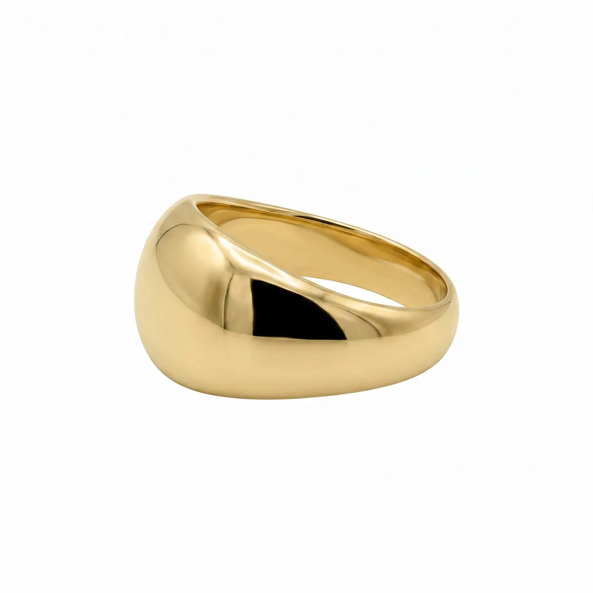 9ct Yellow Gold Polished Dome Ring