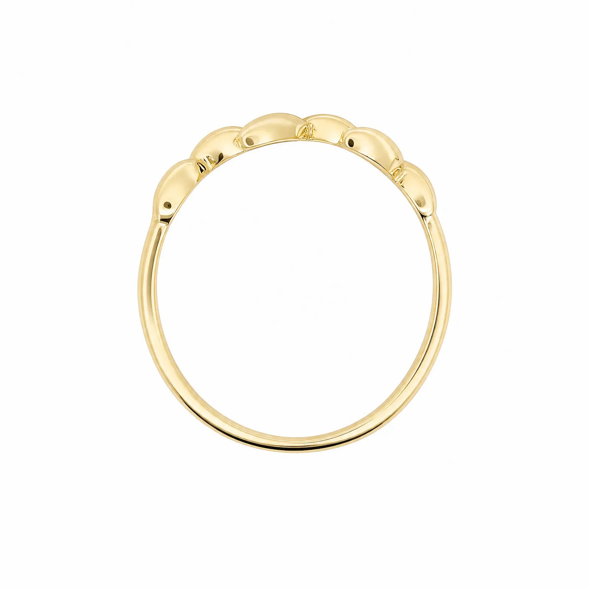 9ct Yellow Gold Leaf Design Ring