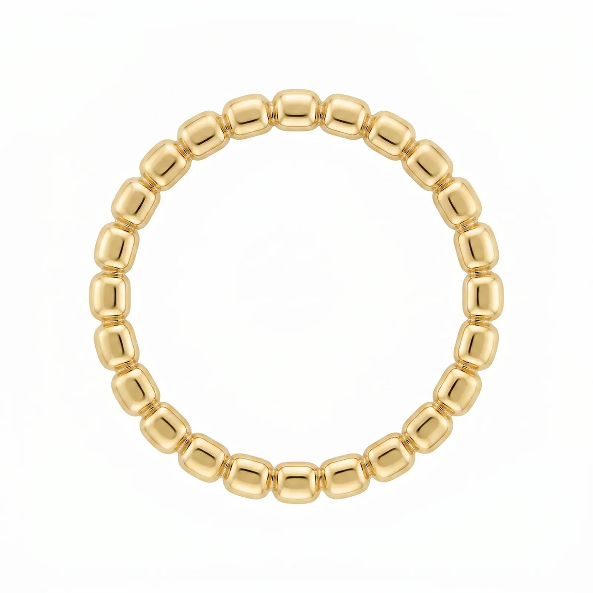 9ct Yellow Gold Ribbed Ladies Wedding Ring