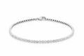 9ct White Gold 1.00ct Diamond Tennis Bracelet