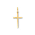 9ct Yellow Gold Plain Polished Cross