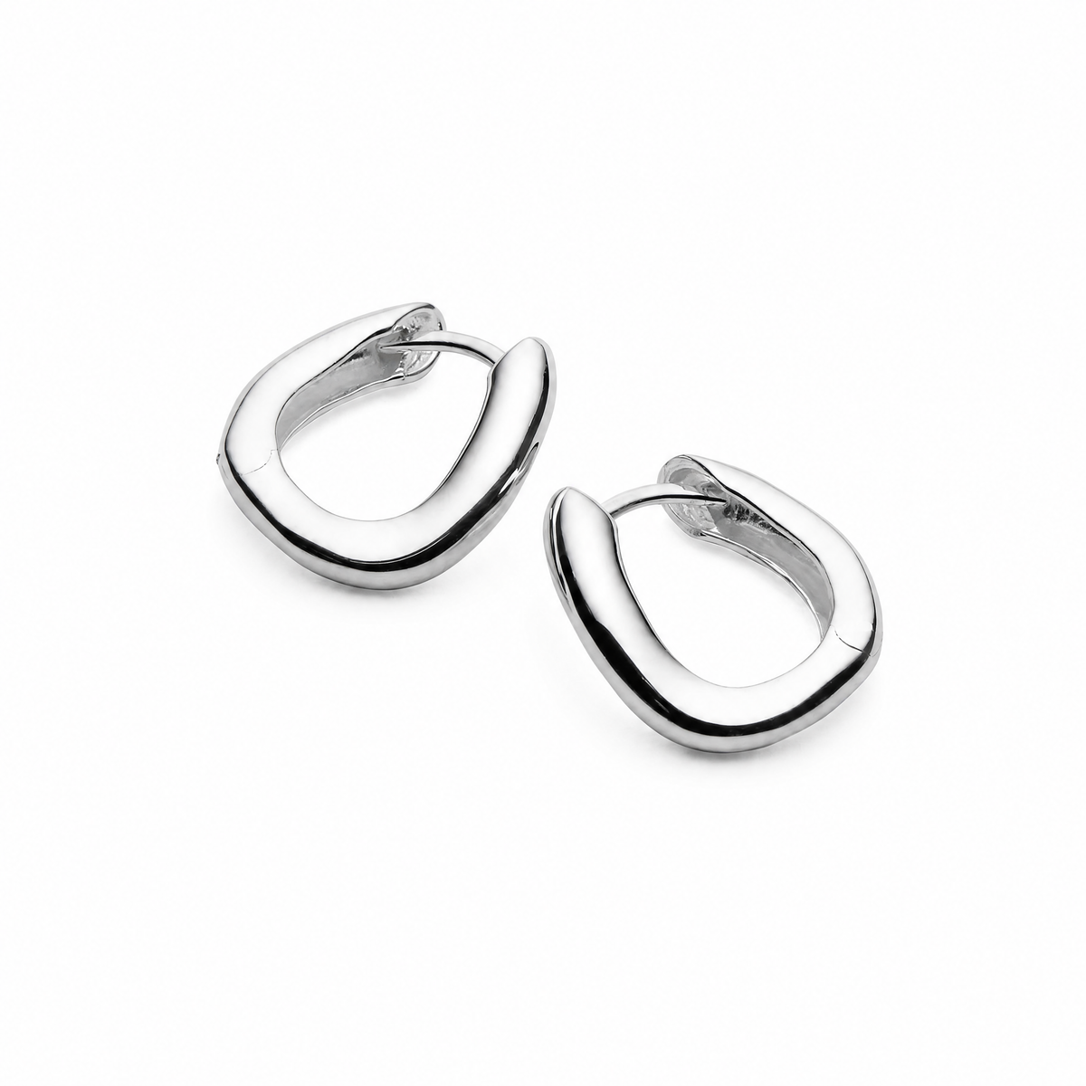 Najo Balm Sterling Silver Huggie Earrings