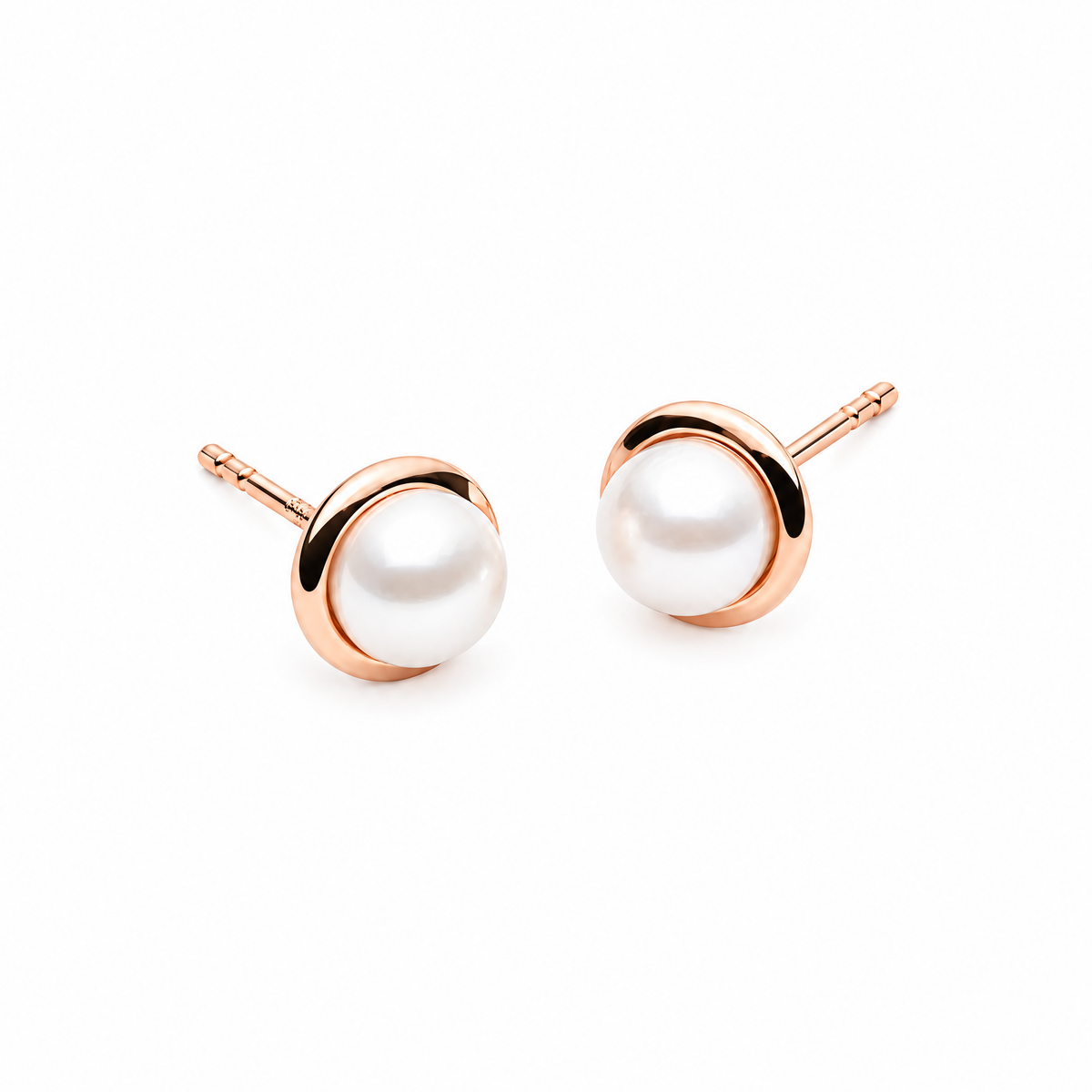 Najo Moonbeam Pearl Stud Earrings