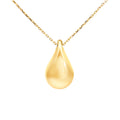 9ct Yellow Gold Teardrop Puff Pendant