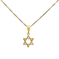 9ct Yellow Gold Star Of David Pendant