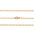Pastiche Rose Plated 50Cm Chain
