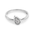 Dreamtime 0.08ct Round Natural Australian Diamond Ring
