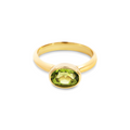 9ct Yellow Gold Oval Peridot Ring