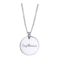 Sterling Silver Sagittarius Constellation And Zodiac Necklace