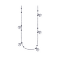 Sterling Silver Ball Chain With Tree Of Life Hanging Charms