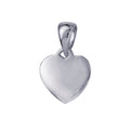 Sterling Silver Heart Engraving Shape