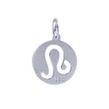 Leo | Sterling Silver Cut Out Zodiac Pendant