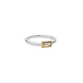 Najo Skye Two Tone Cubic Zirconia Ring