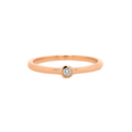 0.05ct Round Natural Diamond Ring