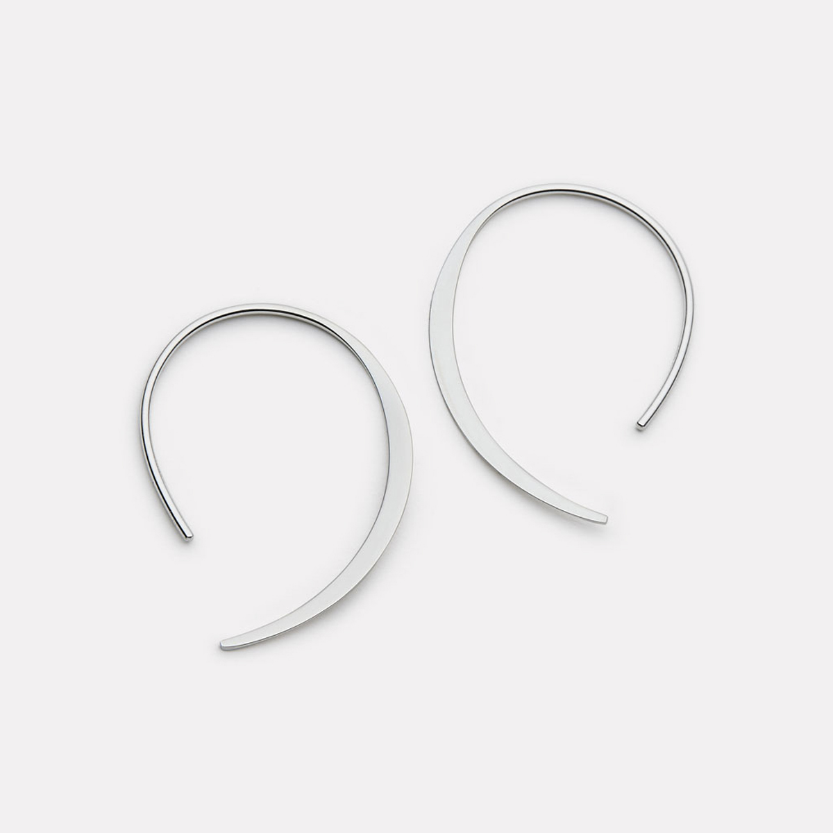 Najo Arc Sterling Silver Earrings