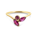 9ct Yellow Gold Rhodlite Dress Ring