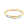 9ct Yellow Gold Diamond Set Wedding Ring