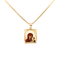 9ct Italian Yellow Gold Religious Medallion