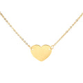 9ct Yellow Gold Polished Heart Necklace