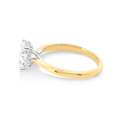 The Grace | 1.34ct Radiant Lab Grown Diamond Engagement Ring - alternate