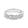 0.22ct Round Natural Diamond Wreath Ring