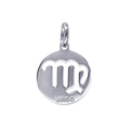 Virgo | Sterling Silver Cut Out Zodiac Pendant