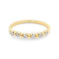 9ct Yellow Gold Diamond Set Wedding Ring