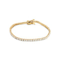 9ct Yellow Gold 3.00ct Lab Grown Diamond Tennis Bracelet