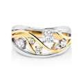 0.52ct Round Natural Diamond Dress Ring