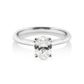 The Alyssia | 1.22ct Oval Lab Grown Diamond Engagement Ring