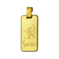 Sagittarius | 9ct Yellow Gold Rectangular Zodiac Pendant