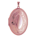 9ct Rose Gold Large Oval Locket