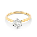 The Audrey | 1.00ct Round Mined Diamond Engagement Ring