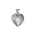 Sterling Silver Diamond Set Fairy Heart Locket