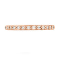 9ct Rose Gold Diamond Set Wedding Ring