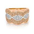 Dreamtime 1.00ct Australian Natural Diamond Carcola Ring