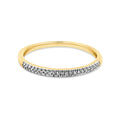 10ct Yellow Gold Diamond Set Weding Ring