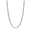 Sterling Silver 50cm Paperclip Link Chain
