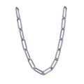 Sterling Silver Large Paperclip Chain