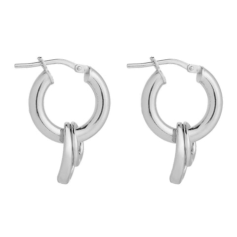 Najo Whisper Hoop Earrings - alternate view