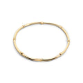 14ct Yellow Gold Filled Elastic Tube And Ball Bracelet