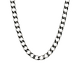 Sterling Silver Mens Diamond Cut Curb Chain