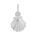 Sterling Silver Scallop Shell Cahrm
